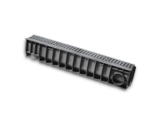 Pudło odpływowe GIDROLICA plastikowe Standard DN100 H185 z kratką plastikową A15 80204