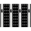 Three-row brush for aluminum mudguards