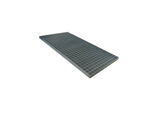 Prasowany kratownicowy posadzka 500×1000 (33×33, 30×2)
