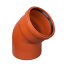 Drainage knee GIDROLICA plastic orange 250*45
