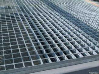 Брудозахисна решітка оцинкована, 33х33, 1000х1000