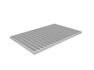 Решітка Gidrolica Step Pro 390х590мм - сталева комірчаста оцинкована