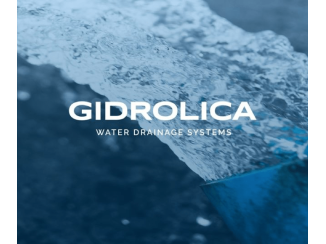 Заглушка торцева GIDROLICA пластикова DN100 для пластикового лотка 18001