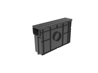 Комплект: пісковловлювач для пластикових лотків ПУ 10.11,5.32 - пластиковий з решіткою РВ-10.11.50 пластиковою, кл. A15