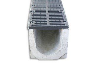 Tray with grate (set) 0431 - drainage systems Gidrolica - Kyiv and Ukraine.