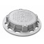 Heavy cast iron manhole cover C-250 with lock