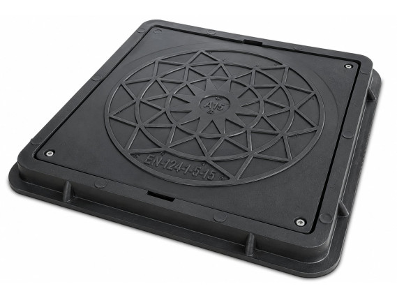 The rectangular hatch is of class A15 with a locking mechanism