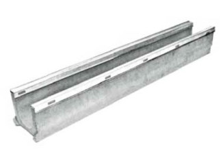 Reinforcing attachment GIDROLICA galvanized steel DN100 for plastic tray 1400 - water drainage systems Gidrolica - Kyiv and