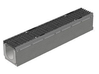 Pudełko betonowe SUPER LV DN 100 z kratką żeliwną
