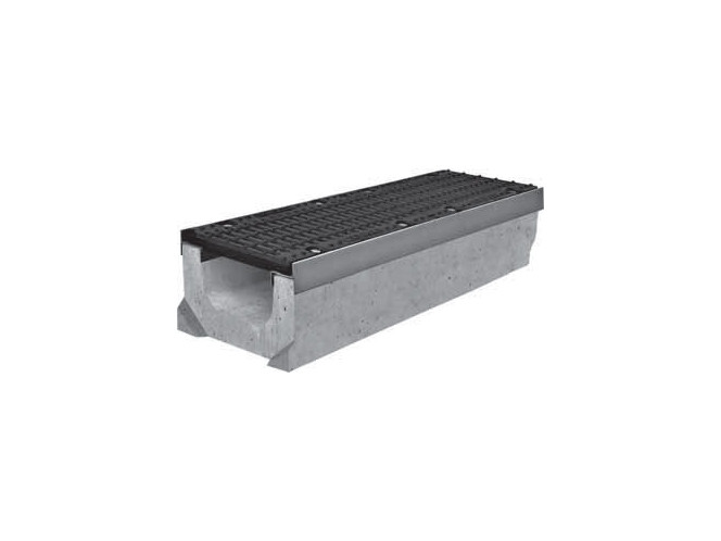 Tray with grate (set) 0421 - drainage systems Gidrolica - Kyiv and Ukraine.