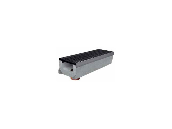Tray with grate (set) 04211 - drainage systems Gidrolica - Kyiv and Ukraine.