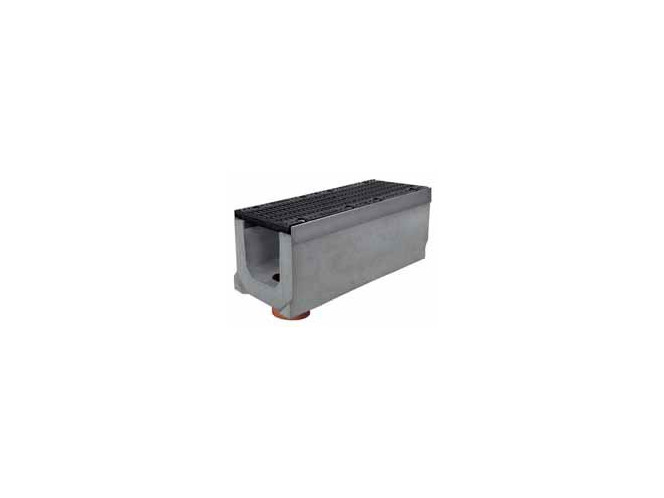Tray with grate (set) 04221 - drainage systems Gidrolica - Kyiv and Ukraine.