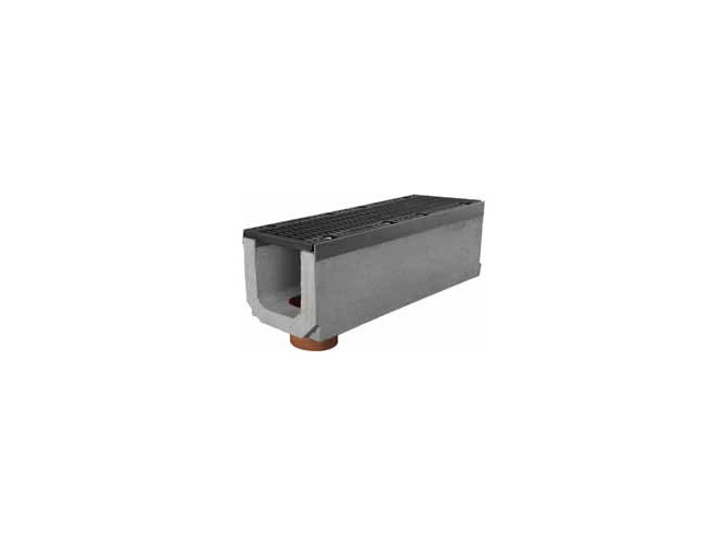 Tray with grate (set) 04231 - drainage systems Gidrolica - Kyiv and Ukraine.