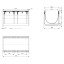 Tray DN 500 with grate class E (set) 0531 - drainage systems Gidrolica - Kyiv and Ukraine.
