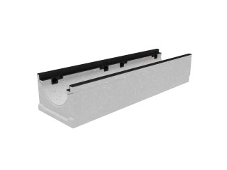 Tray with grate (set) 0421 Ch - drainage systems Gidrolica - Kyiv and Ukraine.