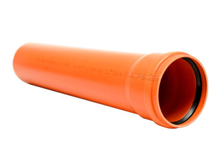 Труба водосточна GIDROLICA пластикова оранжева 200*3, 9*5000