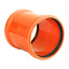 Drainage coupling GIDROLICA plastic orange 200
