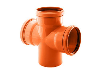 Хрестовина дренажна GIDROLICA пластикова оранжева 160*160